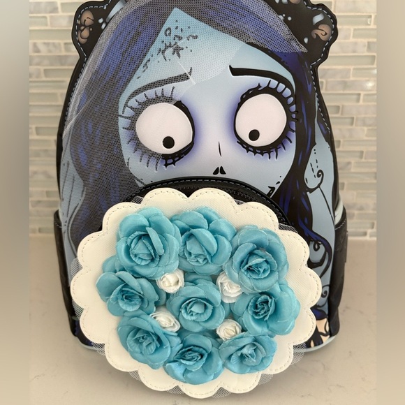 Loungefly Corpse Bride Emily Bouquet Mini Backpack NWT main image 12